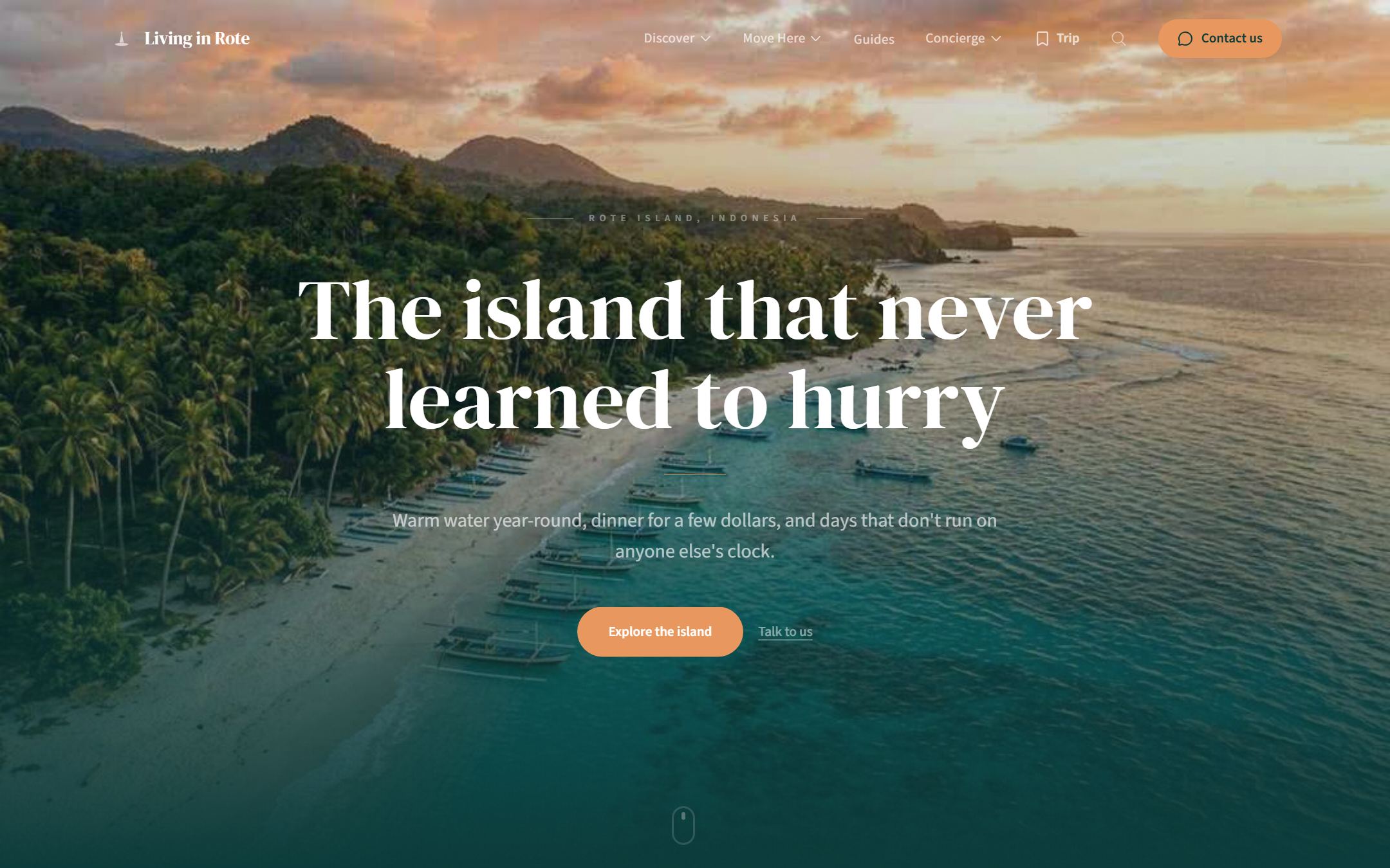 Home page di Living in Rote